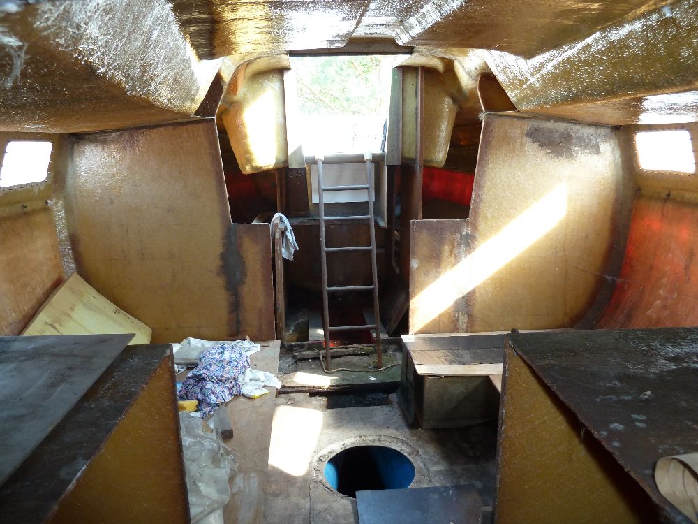 Blick vom Eingang der Vorpiek nach hinten